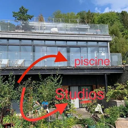 Eco Mezzanine Wifi Piscine Stationnement Gratuit Terrasse Dans Jardin بيت للعطل *