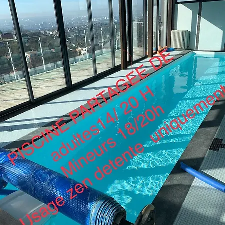 Eco Mezzanine Wifi Piscine Stationnement Gratuit Terrasse Dans Jardin بيت للعطل *