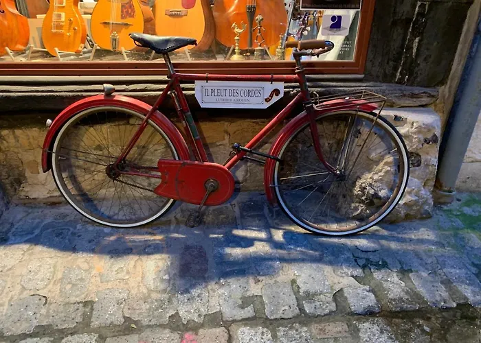 度假居 Eco Mezzanine Wifi Stationnement Rue Gratuit Terrasse Dans Jardin 鲁昂