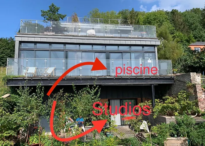 Eco Mezzanine Wifi Stationnement Rue Gratuit Terrasse Dans Jardin 度假居 *