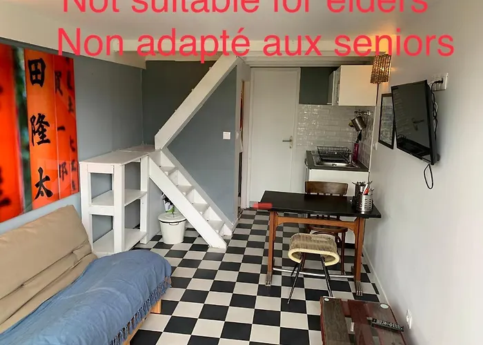 Eco Mezzanine Wifi Stationnement Rue Gratuit Terrasse Dans Jardin 度假居 *