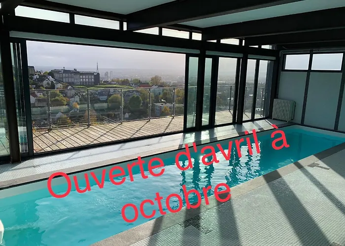 度假居 Eco Mezzanine Wifi Stationnement Rue Gratuit Terrasse Dans Jardin 鲁昂