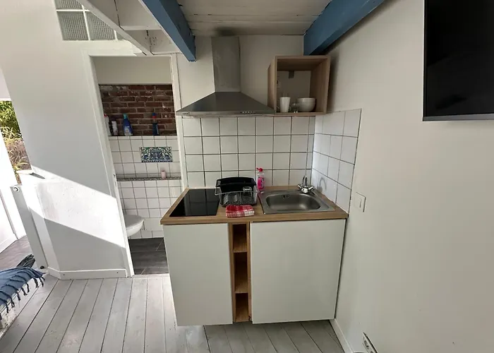 度假居 Eco Mezzanine Wifi Stationnement Rue Gratuit Terrasse Dans Jardin