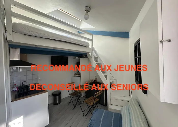 度假居 Eco Mezzanine Wifi Stationnement Rue Gratuit Terrasse Dans Jardin *